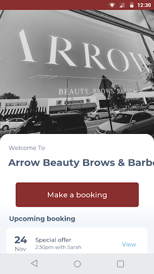 Arrow Beauty Brows & Barber Screenshot 0