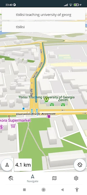 Georgia Offline Map Screenshot 1