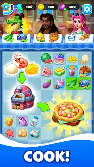 Merge Ocean - Chef Restaurant Screenshot 1