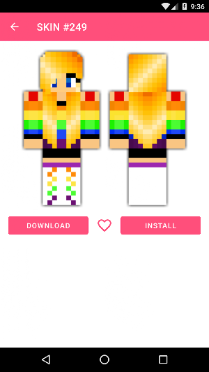 Girls Skins for Minecraft PE Screenshot 1