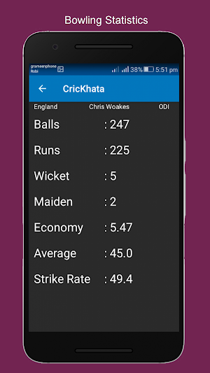 CricKhata - Cricket score savi Screenshot 3
