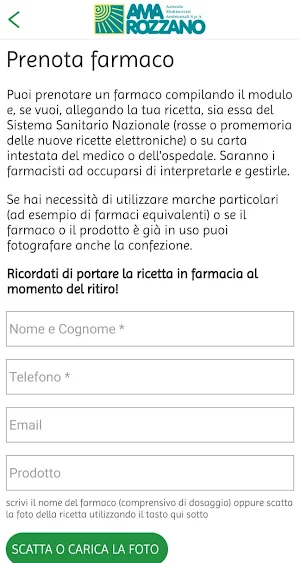 Farmacie Comunali Rozzano Screenshot 0