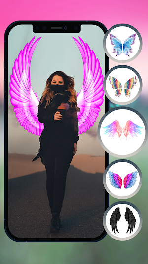 Wings Photo Editor App Screenshot 3