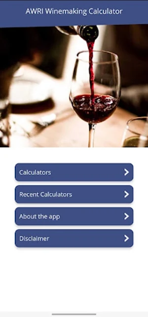 AWRI Winemaking Calculator Aus Screenshot 0