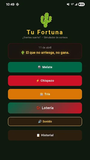 Lotería Viva: Suerte Física Screenshot 0