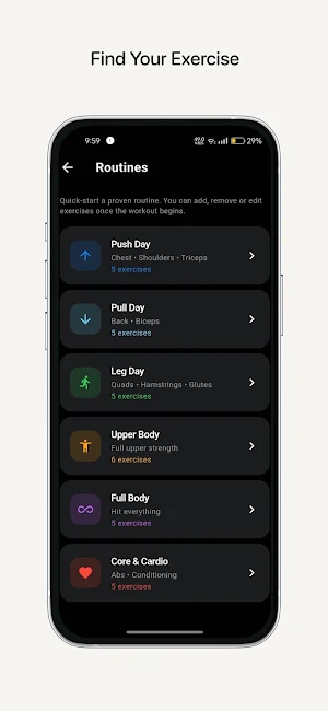 FitLog: Workout Tracker & Gym Screenshot 2