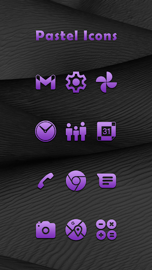 Pastel Purple Icons Screenshot 0