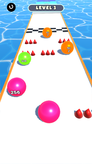 Sprint Run Ball 2048 Screenshot 1