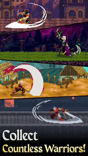 Idle Hero Slayer - Fantasy Pixel Dungeon Survival Screenshot 1