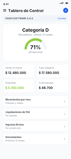 Taxes Software Screenshot 2