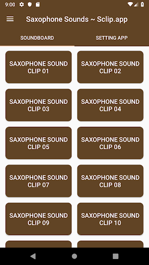 Saxophone Sound Collections ~ Sclip.app Screenshot 0