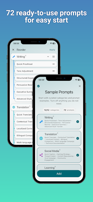 PromptSense - Smart AI Library Screenshot 1