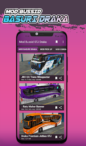 Mod Bussid STJ Basuri Draka Screenshot 0