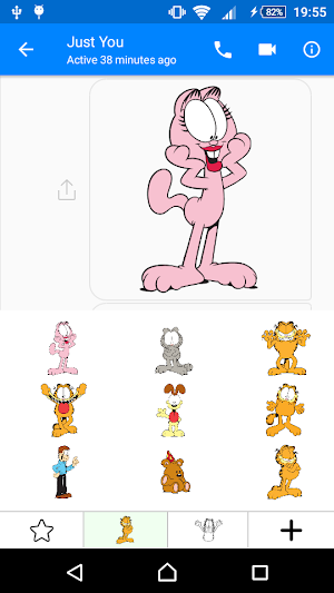 Garfield StickerTap Screenshot 2