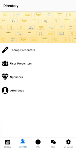 Therap Events Screenshot 1