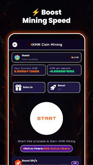 Monero Mining XMR Miner Screenshot 1