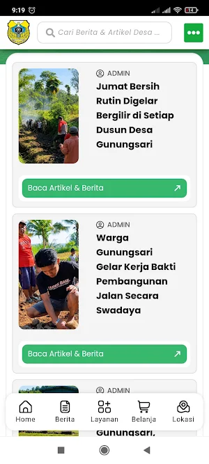 Gunungsari Digital Screenshot 1