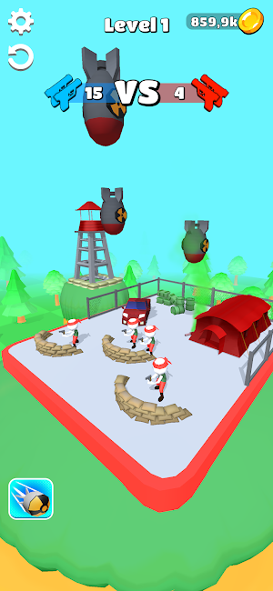 Stickman War 3D: Shoot N Merge Screenshot 3