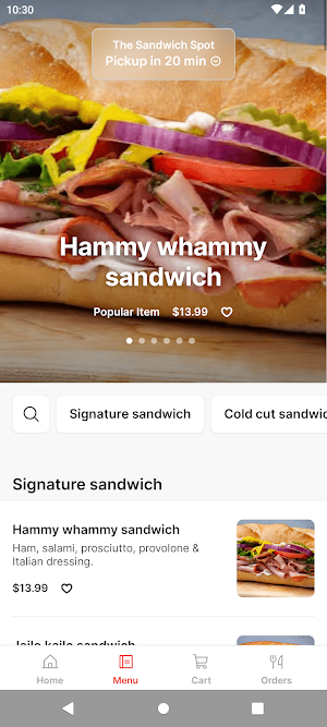 The Sandwich Spot Screenshot 1