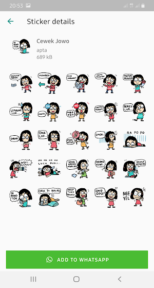Stiker WA Lucu Bahasa Jawa Screenshot 2