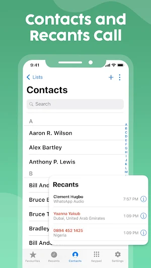 Phone Dialer & Caller Screen Screenshot 1