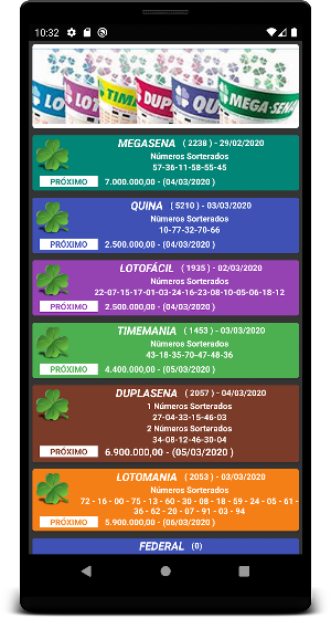 Loterias da Sorte Screenshot 1