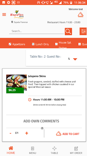 Zapata Waiter Screenshot 1