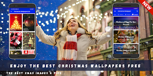 🎅Christmas Wallpapers and Backgrounds Free App🎄 Screenshot 0