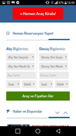 IZMIR RENT A CAR Screenshot 1