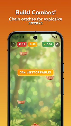 Fruit Game: Fruit Toss Catcher Screenshot 1
