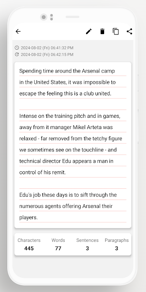 Word Counter Screenshot 2