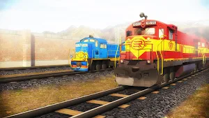 Chained Trains 3D - Multiplayer Racing Screenshot 3