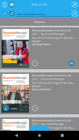 BaumarktManager E-Paper Screenshot 0