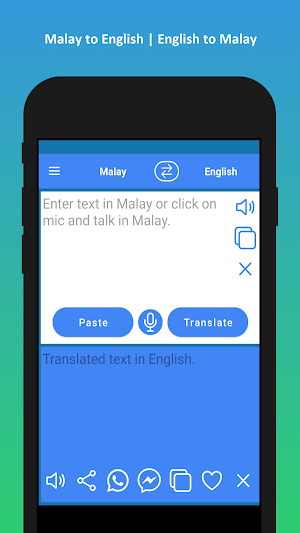 Malay to English Translator Screenshot 0