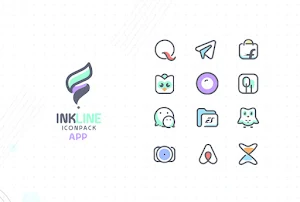 InkLine IconPack Screenshot 2