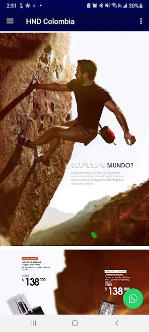 HND Colombia-Eventos, Catálogo Screenshot 2