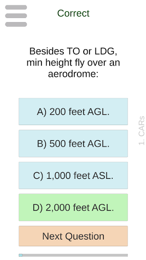 ATPL Canada Practice Questions Screenshot 1