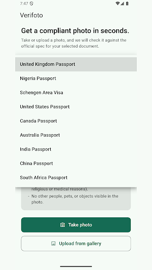 Verifoto Screenshot 2