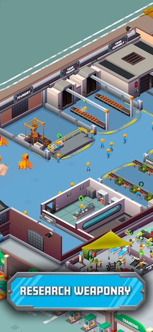 Idle Tank Tycoon Battle Royale Screenshot 1