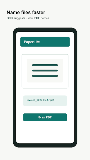 PDF Scanner - PaperLite Screenshot 1