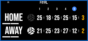 BT Volleyball Scoreboard Screenshot 3