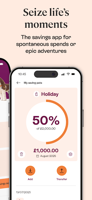 Spring: Easy Access Savings Screenshot 1