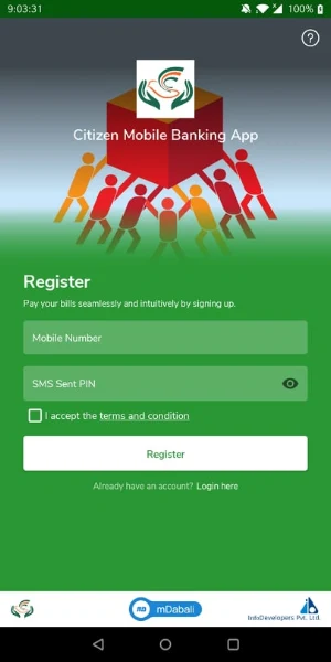 Citizen Mobile Banking App Screenshot 3