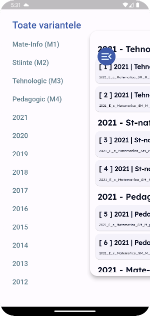 Subiecte Matematica 2009-2021 Screenshot 1