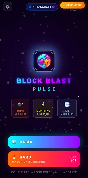 Block Blast Pulse : Brain Game Screenshot 1