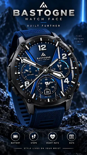 LX002 Bastogne Lux Watch Face Screenshot 0