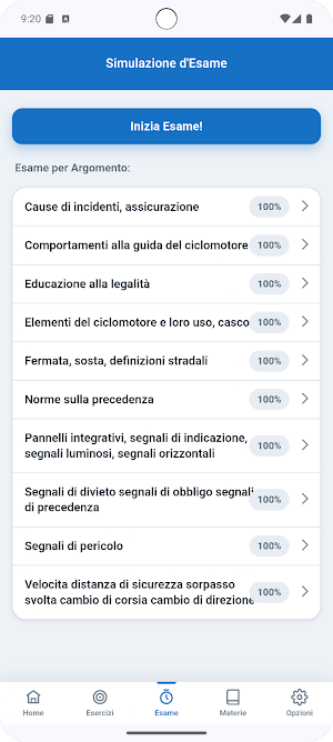 Quiz patente AM Ciclomotore Screenshot 1