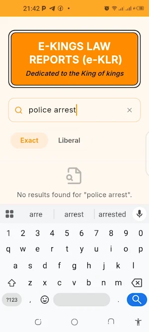 e-Kings Law Reports Screenshot 0