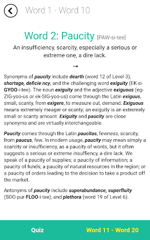 Verbal Advantage - Level 10 Screenshot 2