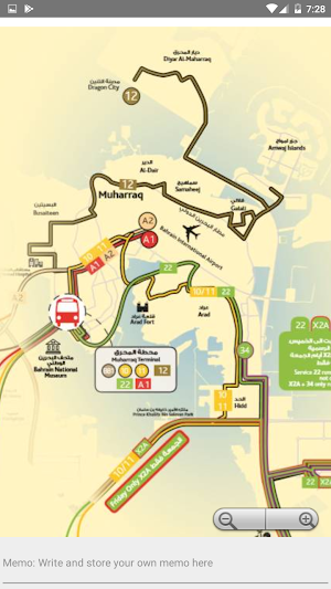 BAHRAIN BUS ROUTES NETWORK TOURIST GUIDE バーレーン 巴林 Screenshot 3